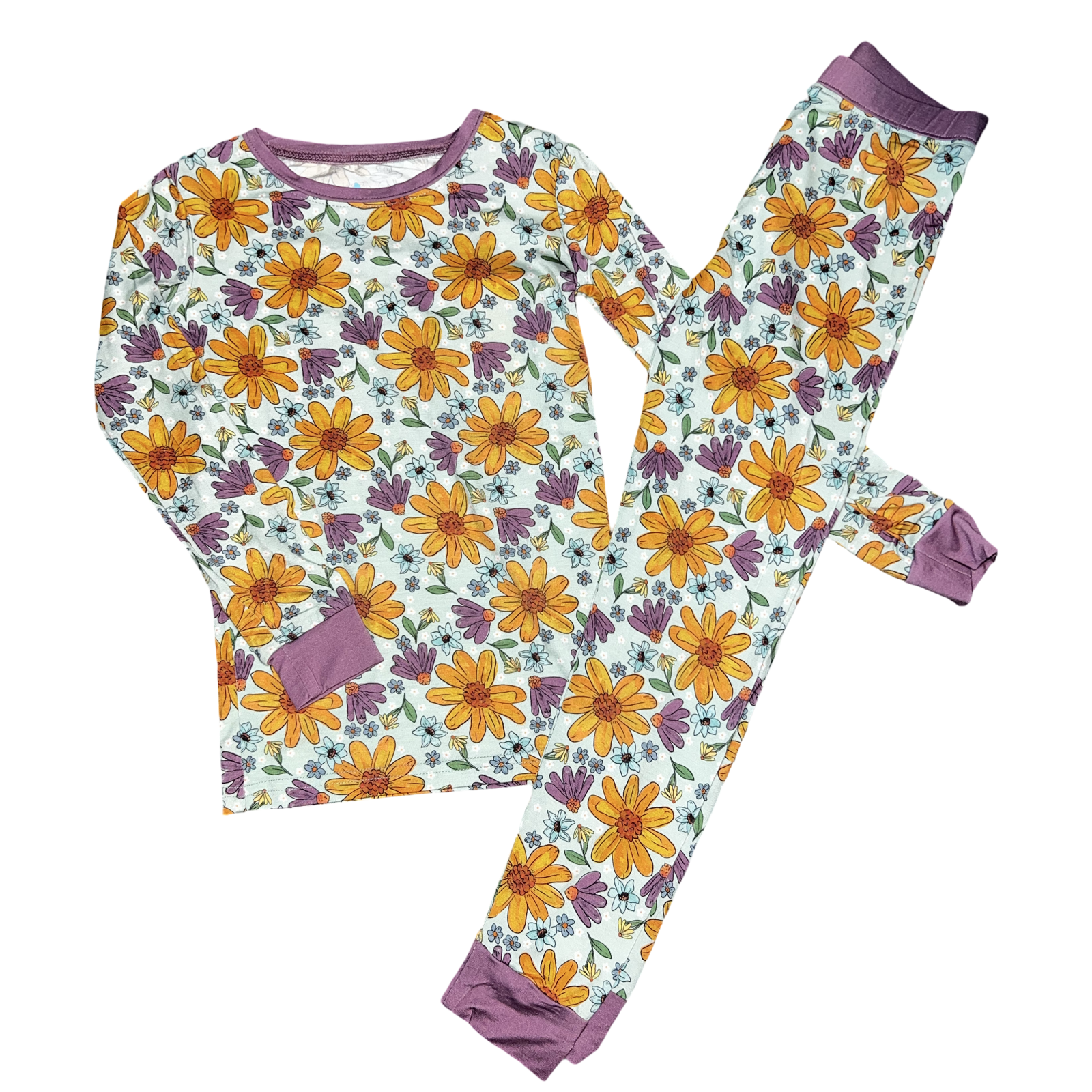 5T fall floral 2pc bamboo