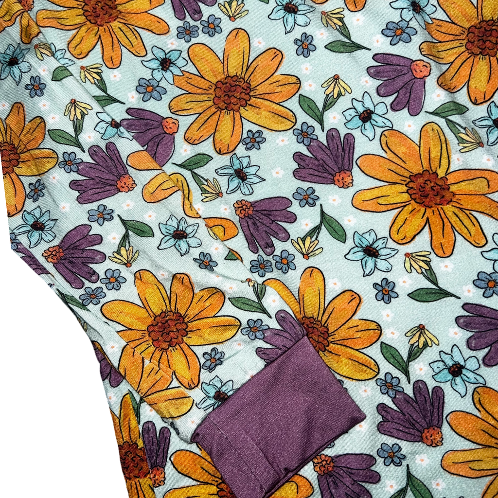 5T fall floral 2pc bamboo