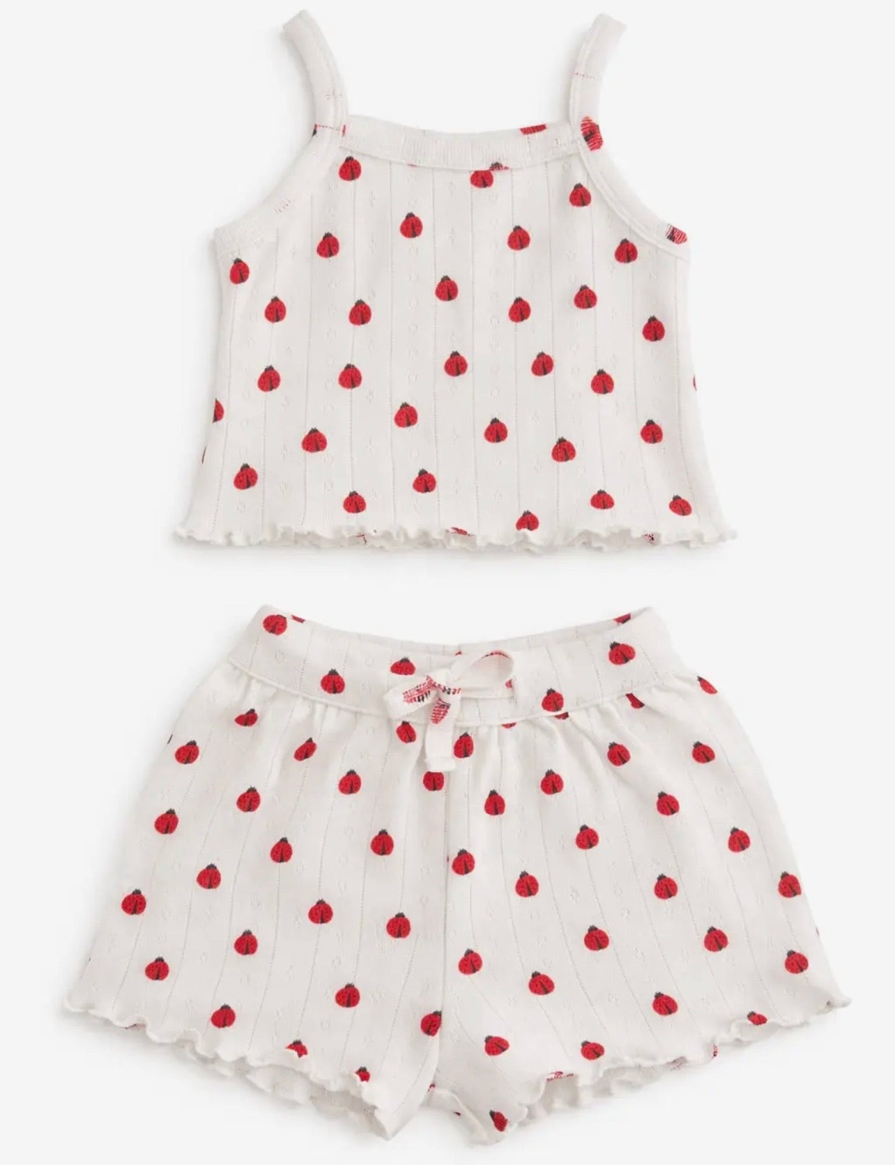 ladybug short set