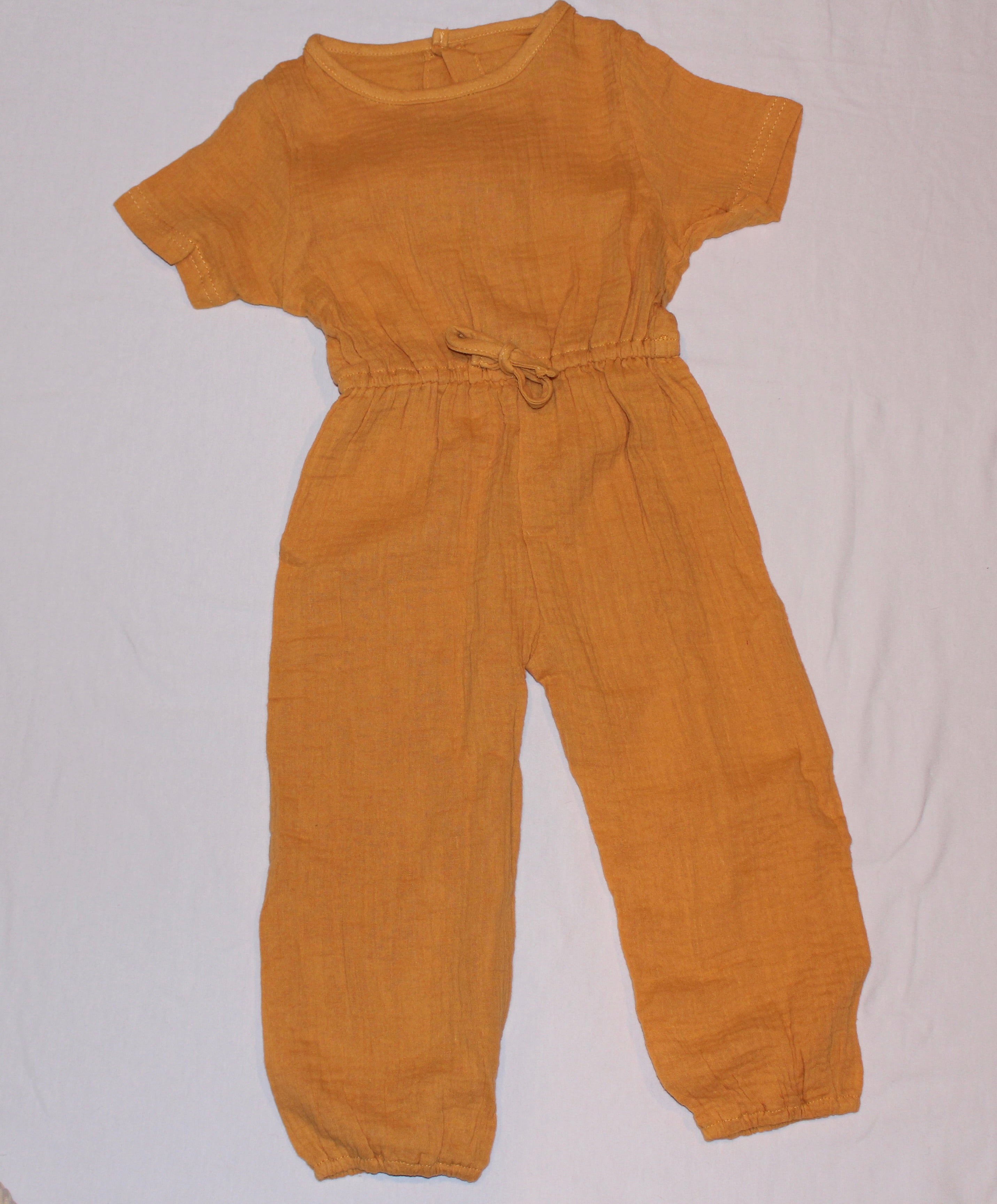 mustard yellow muslin jumper