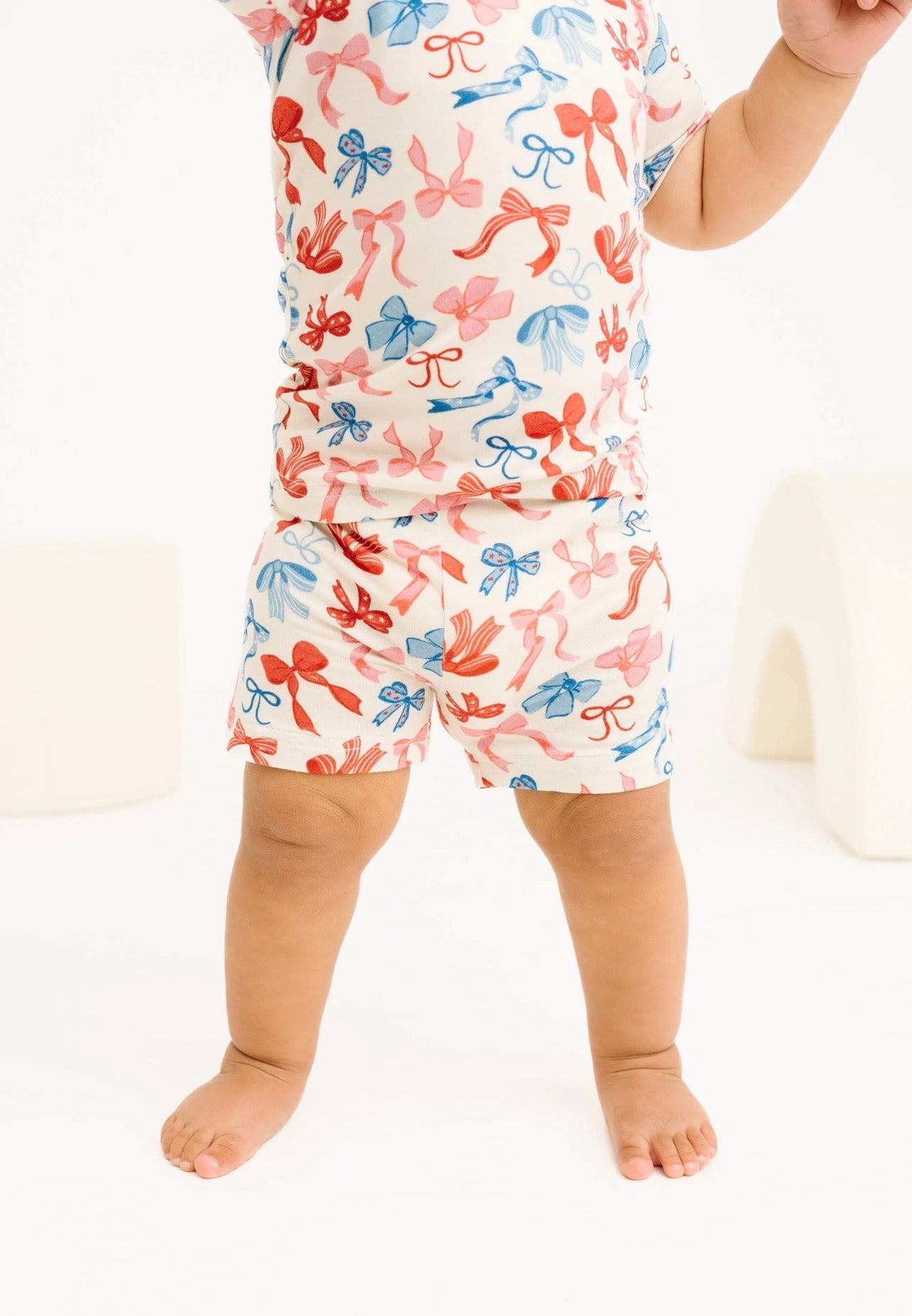 red white and bow bamboo