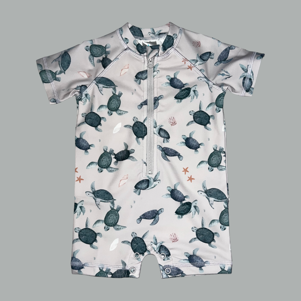 18-24M sea turtle swim romper